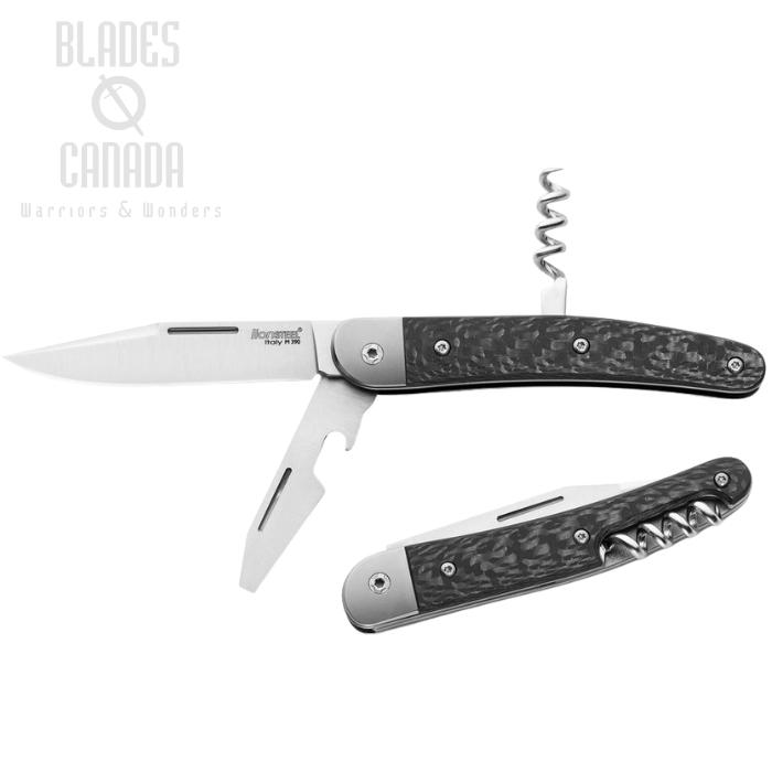 Lion Steel JK3 CF Jack Slipjoint Folding Knife, M390 Triple, Carbon Fiber